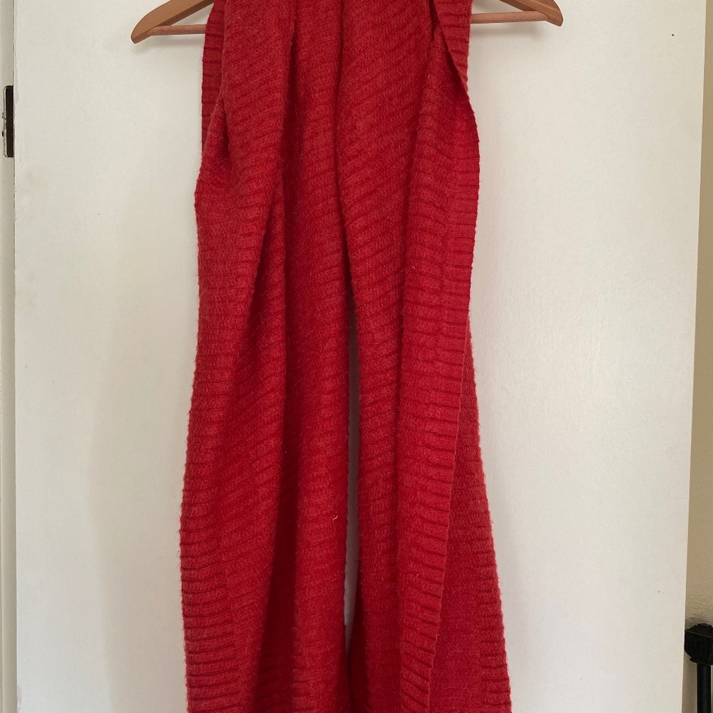 Red wrap, shawl